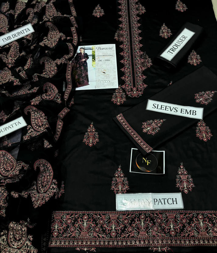 BAREEZE HEAVY EMBROIDED 3PC